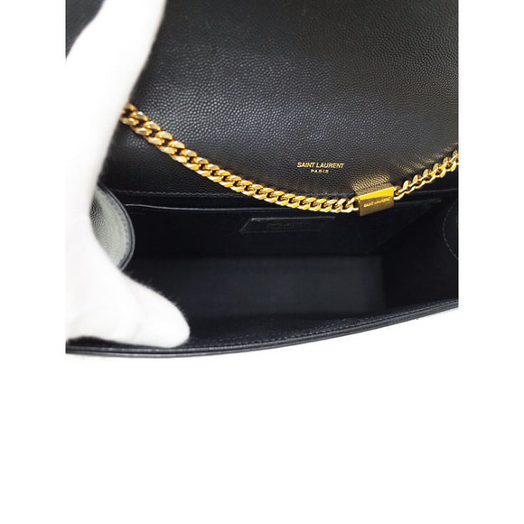 Saint Laurent Paris Classic Kate Satchel Chain Shoulder Bag Black - Picture 3 of 9